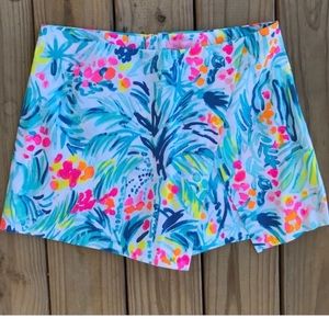 Lilly pulitzer serene blue tippy top skort